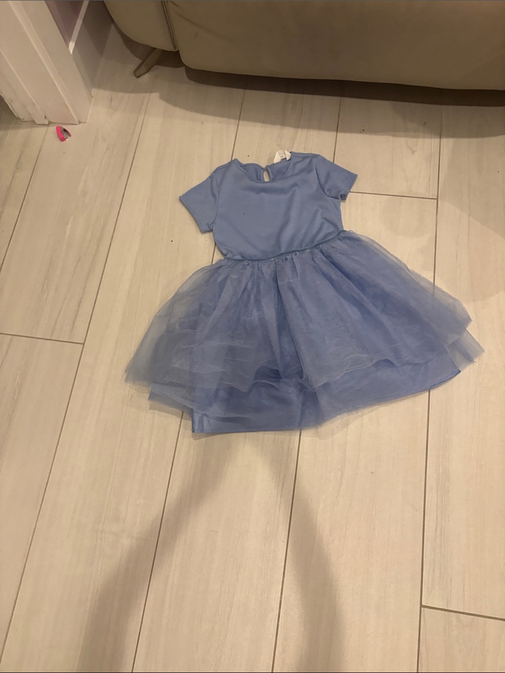 H&M Light Blue Tulle Skirt Casual Dress